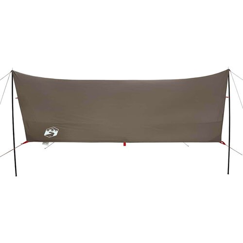 VidaXL Cerada za kampiranje smeđa 438x376x212 cm vodootporna Slike