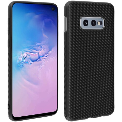 AVIZAR Fleksibilna &scaron;koljka v videzu crnega ogljika str. Samsung Galaxy S10e, (20599979) Cene