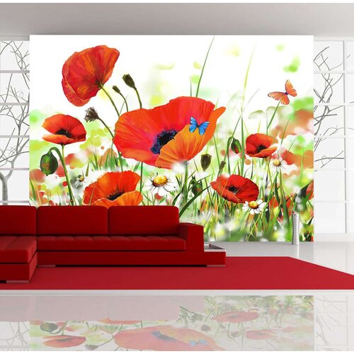  Tapeta - Country poppies 400x270 Slike