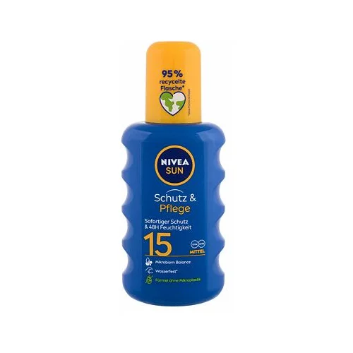 Nivea sun Protect & Moisture SPF15 hidratantni sprej za sunčanje 200 ml