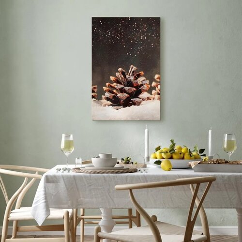 Slika - Winter Pine Cone (1 Part) Vertical 60x90 Cijene