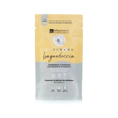 La Saponaria EcoPowder polnilo za gel za tuširanje mandarina in vitamin C Cene