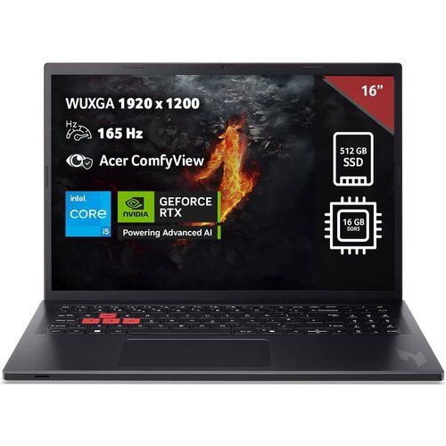 Acer laptop gaming nitro lite NL16-71G 16 wuxga IPS/i5-13420H/16GB/NVMe 512GB/RTX3050 6GB Cene