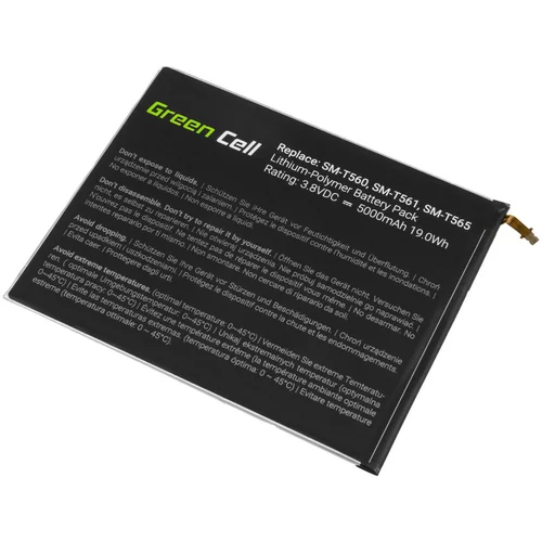 Green cell Baterija za Samsung Galaxy Tab E 9.6 / SM-T560 / SM-T561 / SM-T565, 5000 mAh