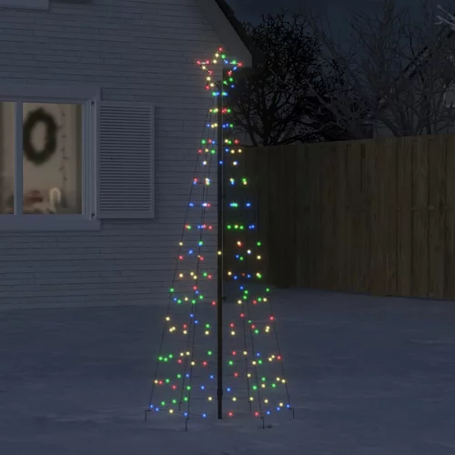 Svjetlo za božićno drvce sa šiljcima 220 LED šarene 180 cm