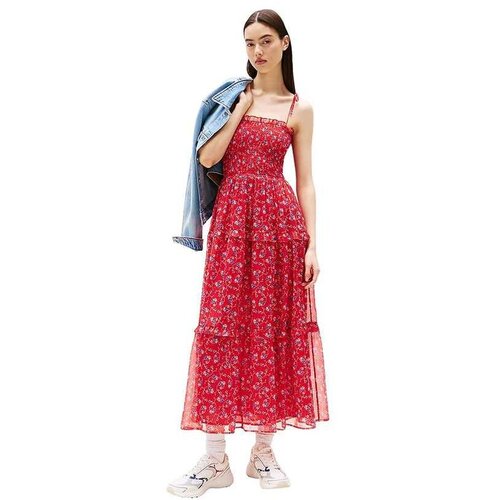 Tommy Hilfiger crvena maxi haljina Cene
