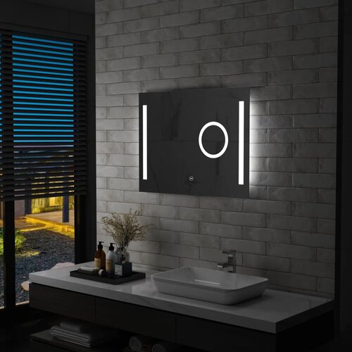 vidaXL kupaonsko LED zidno ogledalo 80 x 60 cm Cene