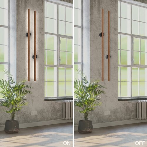 Brilagi LED zidno svetlo WOODY LINE LED/7W/230V 4000K 60 cm, hrast/tre&amp;scaron;nja Slike