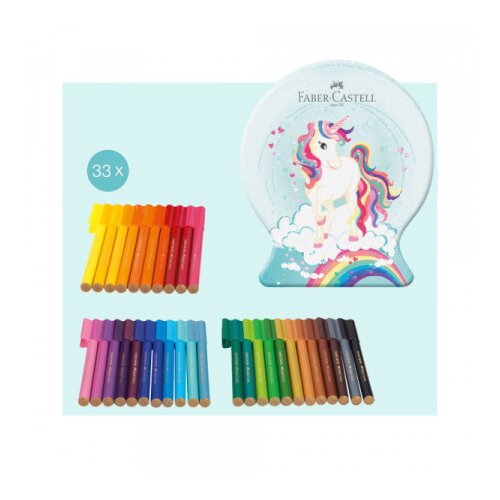 Faber-Castell Faber-Castell: Set flomastera Unicorn Connector u kutiji od 33 kom Cene