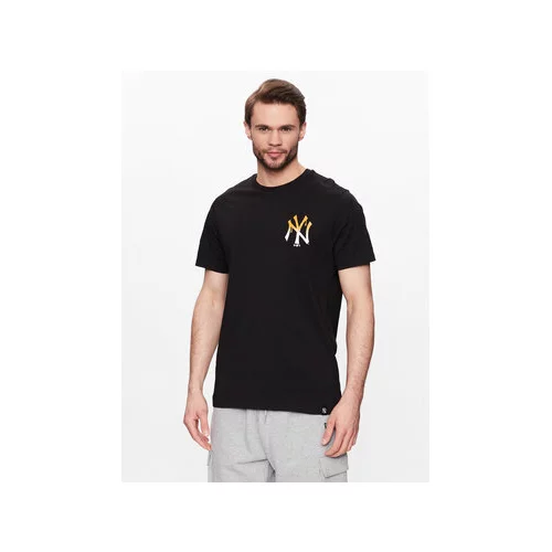New Era Majica New York Yankees MLB Drip Logo 60332179 Črna Regular Fit