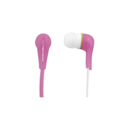  Slušalice ESPERANZA LOLLIPOP In-Ear, Noise dampening + Amplified BASS, pink, EH146P