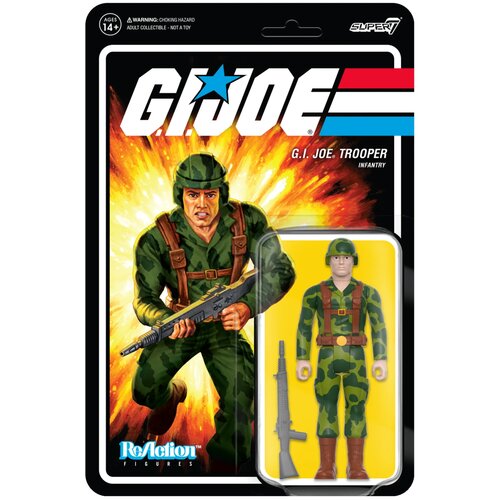 Grupo figura reaction gi joe trooper clean shaven roza, (20838459) Cene
