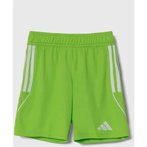 Adidas Otroške kratke hlače TIRO 23 SHO Y zelena barva