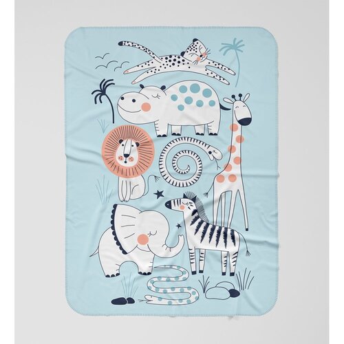 OYO kids Plava dječja deka 85x125 cm - Cijene