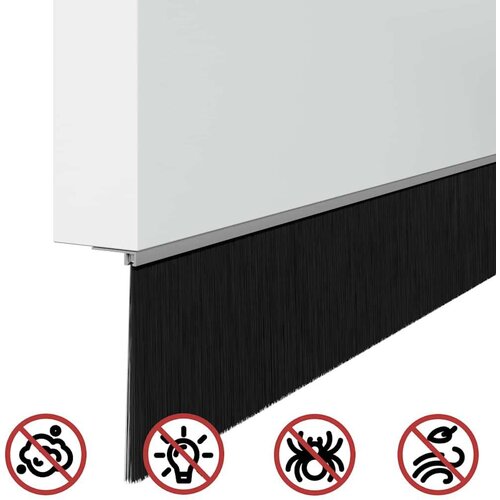 VidaXL Samoljepljivi pečati za vrata 2 pcs Srebrno 100 cm Slike