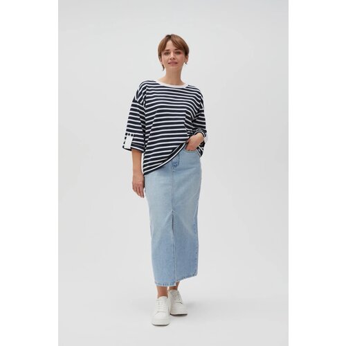 Marisse Women's Sweatshirt L-Bl-4607 Navy Cene