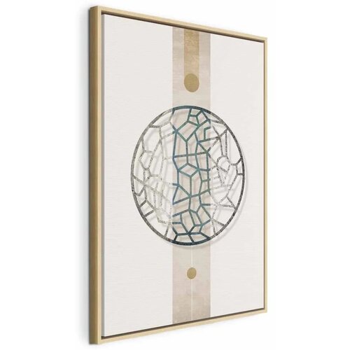  Slika - Circle with Artistic Details (1-part) - Abstract Shape 80x120 Cijene