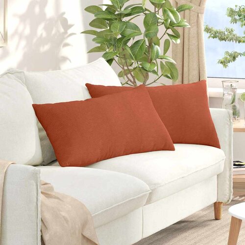  Jastučići za sofu 2 pcs Crvena narančasta 80 x 40 cm Cene