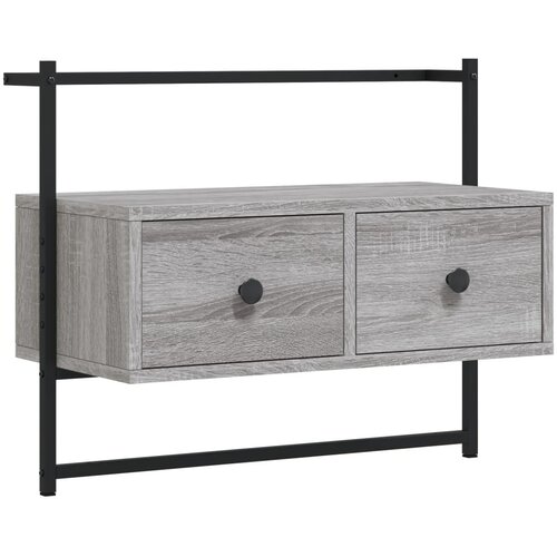 vidaXL TV omarica stenska siva sonoma 60,5x30x51 cm inženirski les, (20912784) Cene