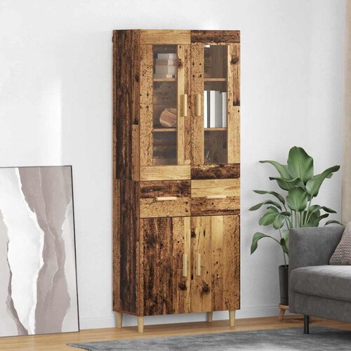  Highboard Staro drvo 69,5 x 34 x 180 cm Konstruirano drvo Cene