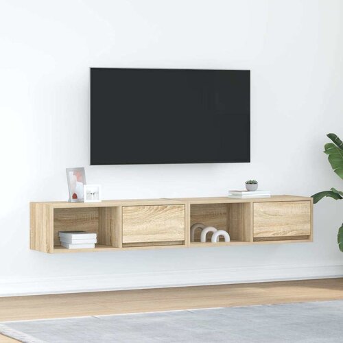 TV ormarići 2kom boja hrasta 80x31x25,5 cm konstruiranog drva Cene