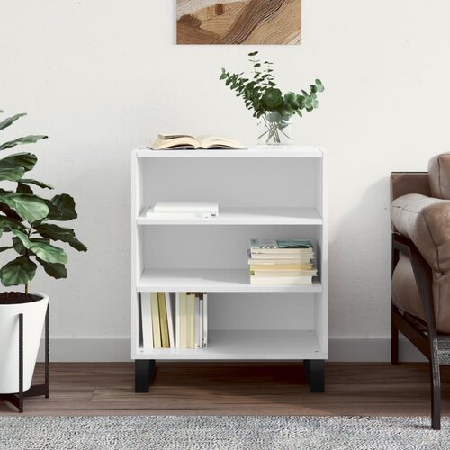 The Living Store Komoda visok sijaj bela 57x35x70 cm inženirski les - Komoda, (21663279) Slike