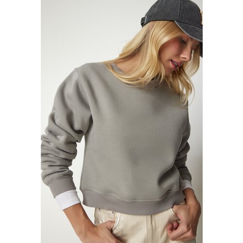 Women&amp;#039;s Smoked Orange Crop Sweatshirt Slike