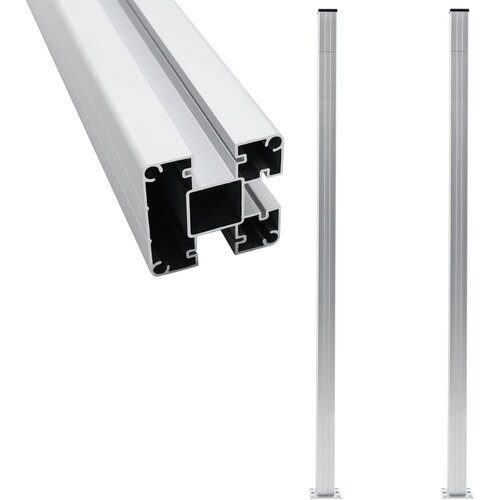  Stupovi za ogradu 2 kom aluminijski 185 cm Cijene