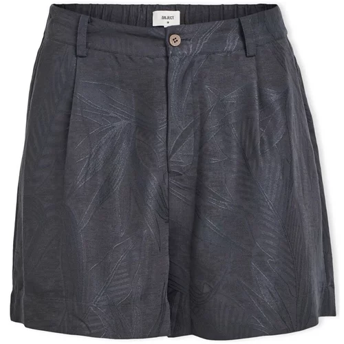 .OBJECT Kratke hlače & Bermuda Hannima Shorts - Black Črna