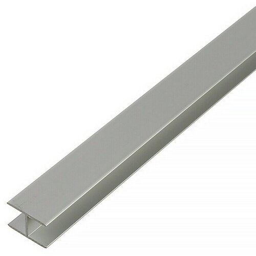 KANTOFLEX H-profil (Do x &Scaron; x V: 1.000 x 7,9 x 20 mm, Debelina: 1,5 mm, Aluminij, Eloksirani, Srebrne barve) Cene