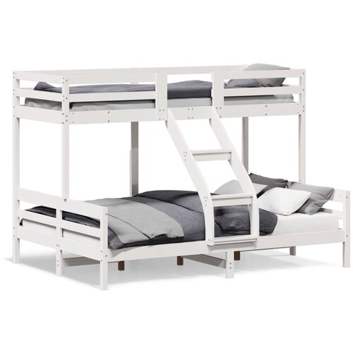 vidaXL Pograd 80×200/140x200 cm bel trdna borovina Cene