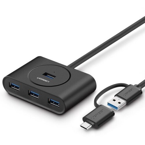 Ugreen USB 3.0 Hub z USB-C 3.1 OTG adapterjem 1M - box Cene