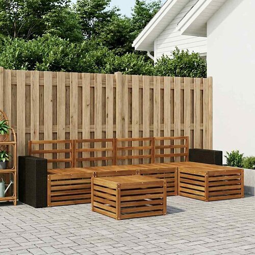  Set vanjskih sofa 6 kom. Prirodna Cijene