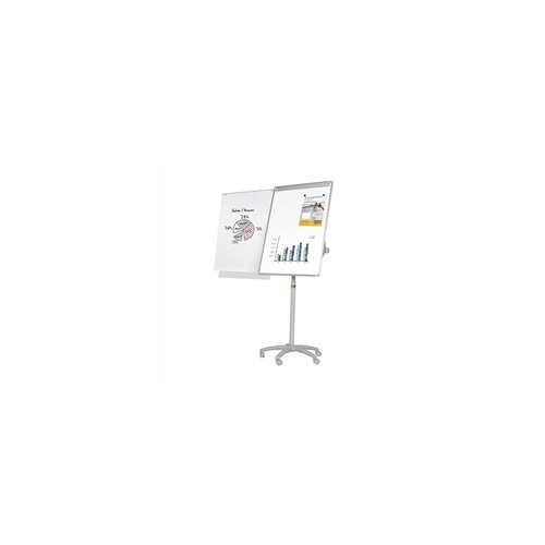 Bi-office Samostojeća ploča Maya Mobile, 102 x 70 cm, s ručicama na izvlačenje, siva Cijene