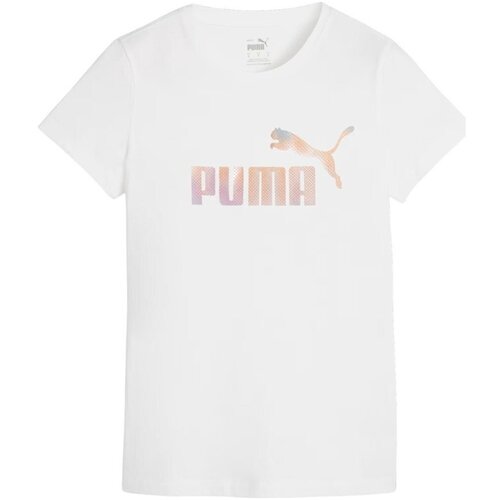 Puma Majice s kratkimi rokavi Ess+ Summer Daze Bela Slike
