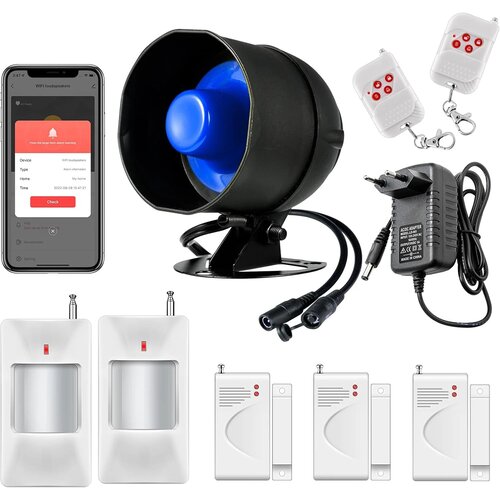 FUERS 9-delni WiFi alarmni sistem 115 dB Cene