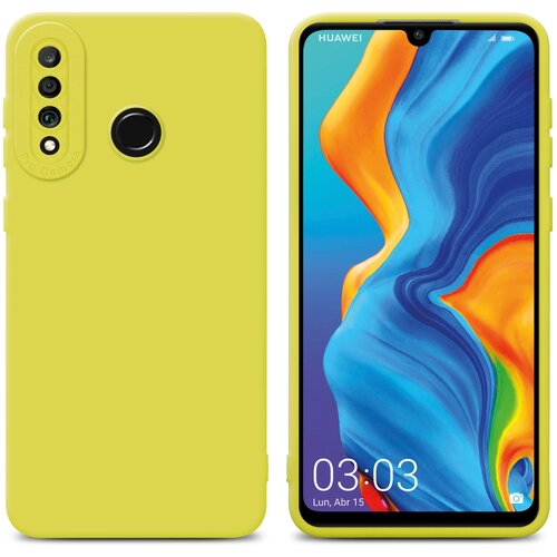 Cadorabo Case, združljiv s Huawei v tekočini rumeni - za&scaron;čitni pokrov, narejen iz fleksibilnega silikona TPU, (20603233) Cene