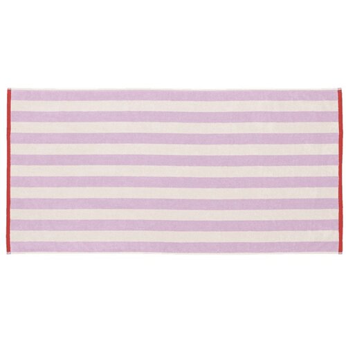 Noo.ma Svetlo vijolična/kremno bela frotirna bombažna brisača 70x140 cm Gobo &amp;ndash; Slike