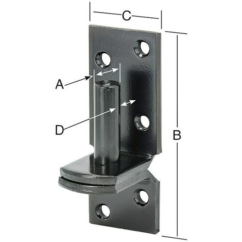VORMANN Spojna pločica s klinom (Promjer klina: 13 mm, Razmak od pločice do klina: 11 mm, D x &amp;Scaron;: 99 x 39 mm) Slike