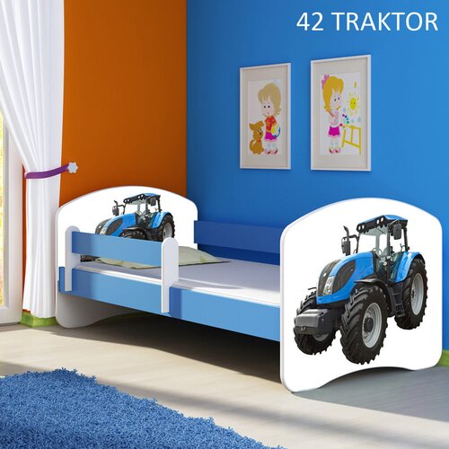  Otro&scaron;ka postelja ACMA z motivom, stranica modra 160x80 cm 42 Traktor Cene