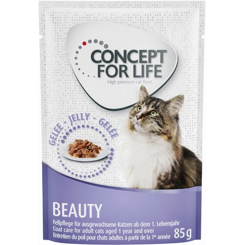 Concept for Life Beauty Adult &ndash; izbolj&scaron;ana receptura! - Kot dopolnilo: Beauty v želeju 12 x 85 g Cijene