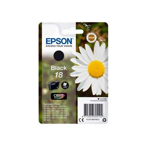 Epson Original Series 18 Margarida Claria Home Ink Cartridge Black, (21407423) Cene