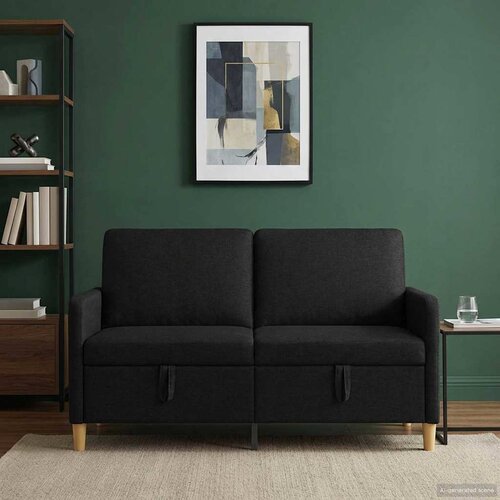 SOFA s pohranom Crna 152 x 78 x 87 cm Poliester Cijene