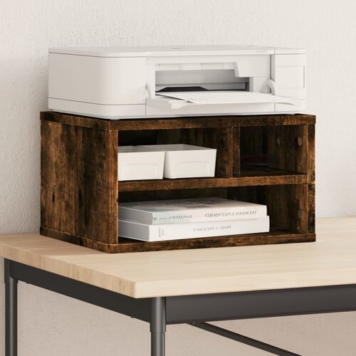 vidaXL Stalak za pisač boja hrasta 40x32x22,5 cm konstruirano drvo Cijene