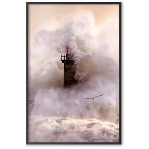  Plakat - Storm 60x90 Crni okvir Slike