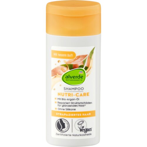 Alverde Naturkosmetik Šampon za oštećenu kosu - putna ambalaža 50 ml Slike