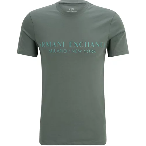Armani_Exchange Majica '8NZT72' smaragdno zelena / kraljevski zelena