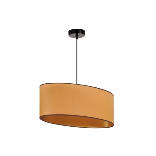  Duolla - Visilica na sajli OVAL VEGAN 1xE27/15W/230V braon Slike
