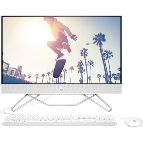 HP Desktop All in one računar 85F10EA, 23.8&amp;quot;, i3-1215U, 8GB DDR4, SSD 512GB, Bijeli Slike