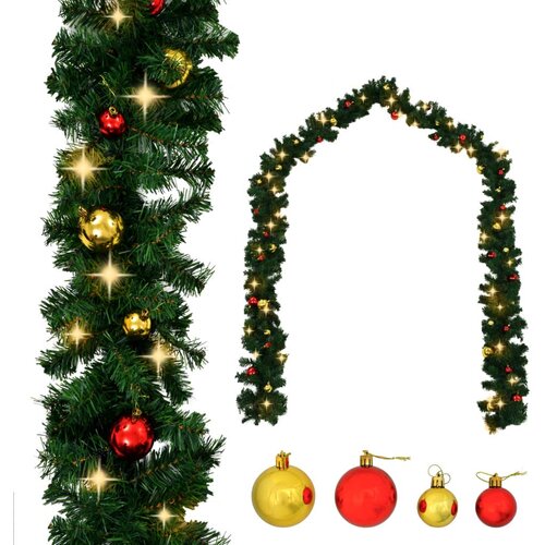 vidaXL božična girlanda okrašena z bučkami in LED lučkami 5 m Cene